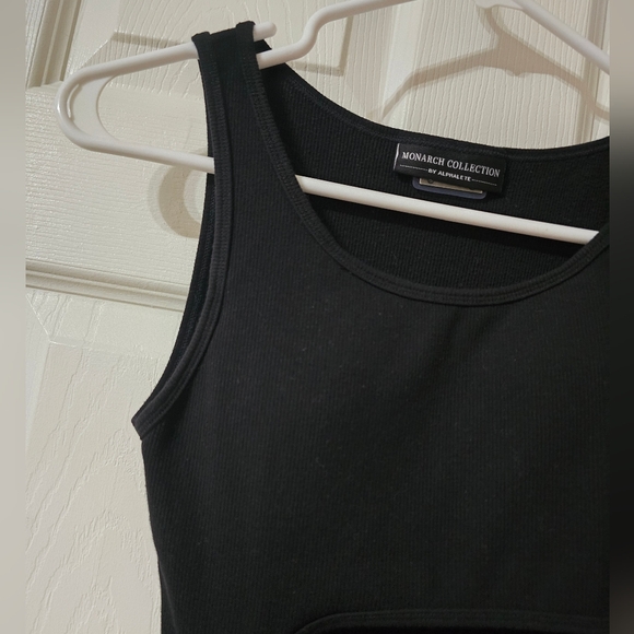 Alphalete Monarch Collection Ribbed Side Cut Out Bodysuit, Padded Cups, EUC! - Picture 3 of 15